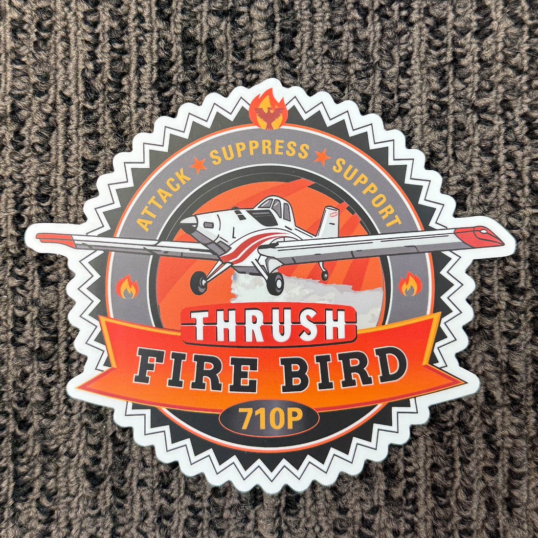 Thrush Bird Sticker Thrush Fire Bird Sticker